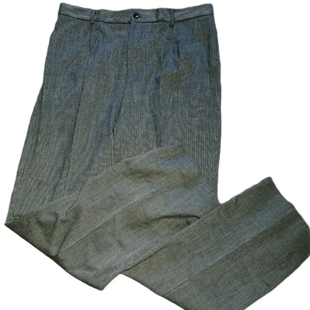 women rafaella‎ dress pant size 12 gray with black